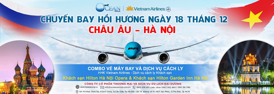 Thông tin chuyến bay hồi hương Châu Âu - Hà Nội ngày 18/12/2021